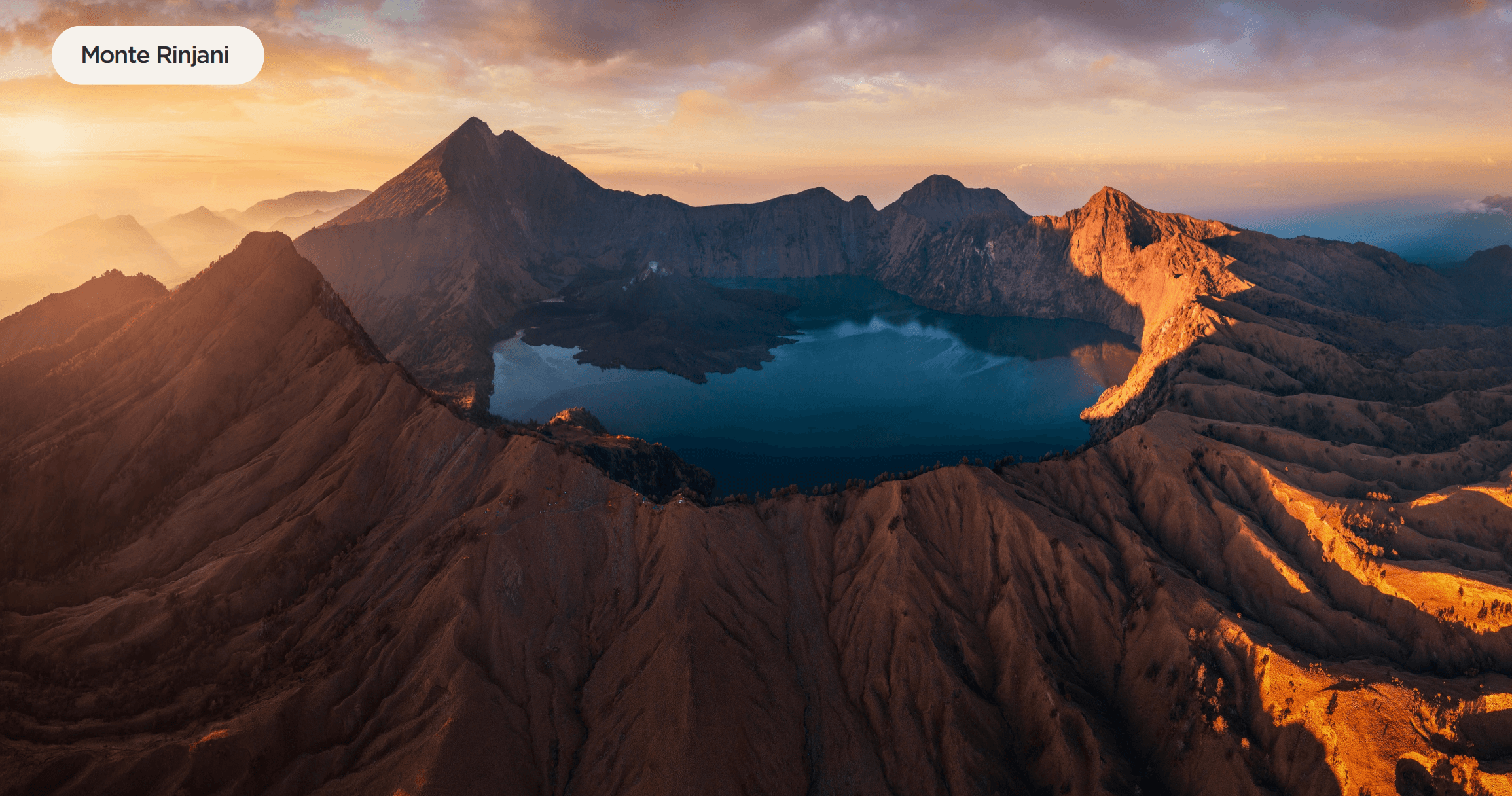 Mount Rinjani and Lombok landscape